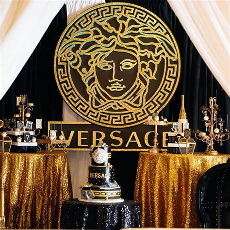 decoracion fiesta tematica versace|32 ideas de FIESTA VERSACE .